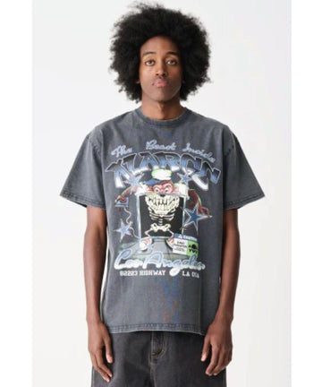 XLARGE X-RAY SS TEE - Pigment Steel